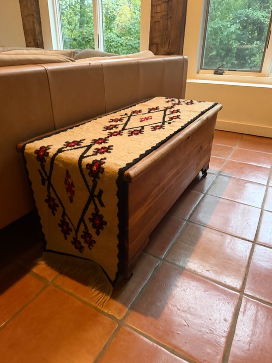 Vintage Other - Geometric Patterned Table Runner